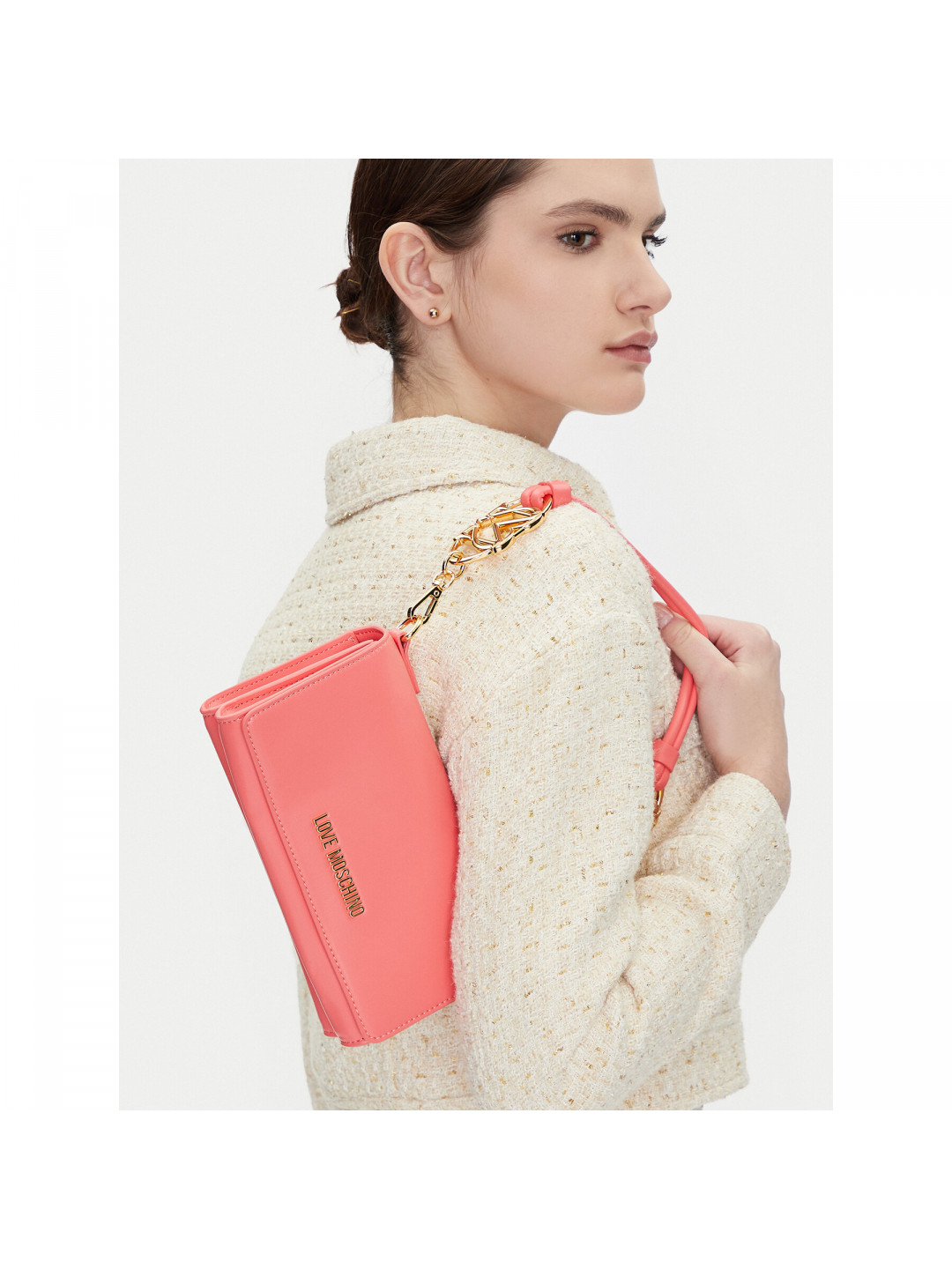 Kabelka LOVE MOSCHINO JC4051PP1MLF0464 Korálová